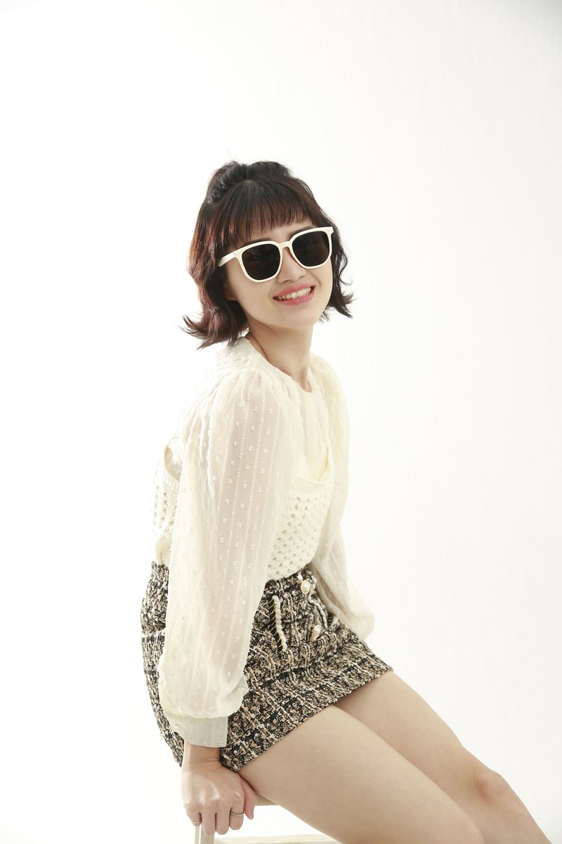 【ASLLY】香草奶昔偏光墨镜 LO2060 - 墨镜 - 其他金属 黑色