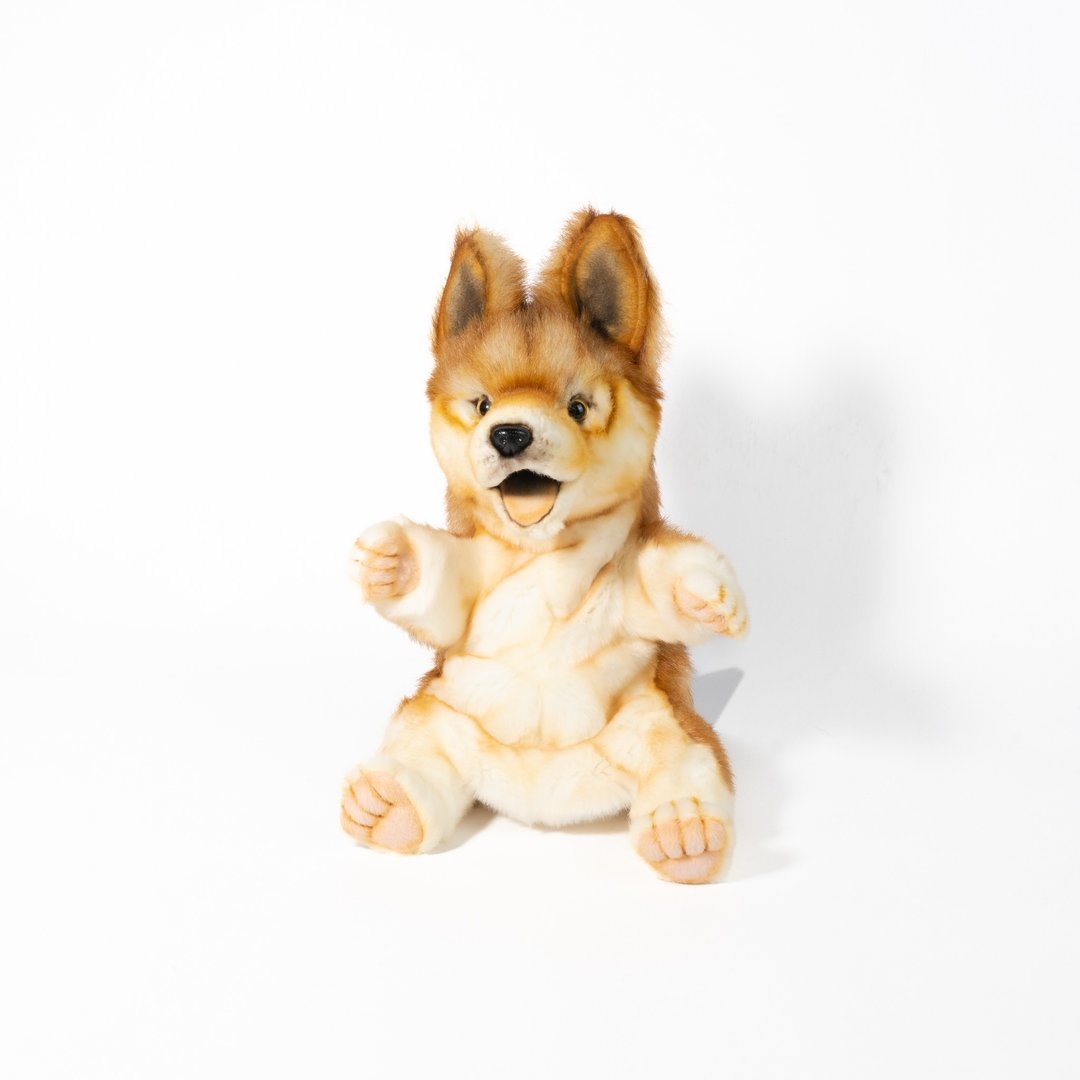Hansa 8658-野犬手偶 33厘米(开嘴) - 玩偶/公仔 - 环保材料 橘色