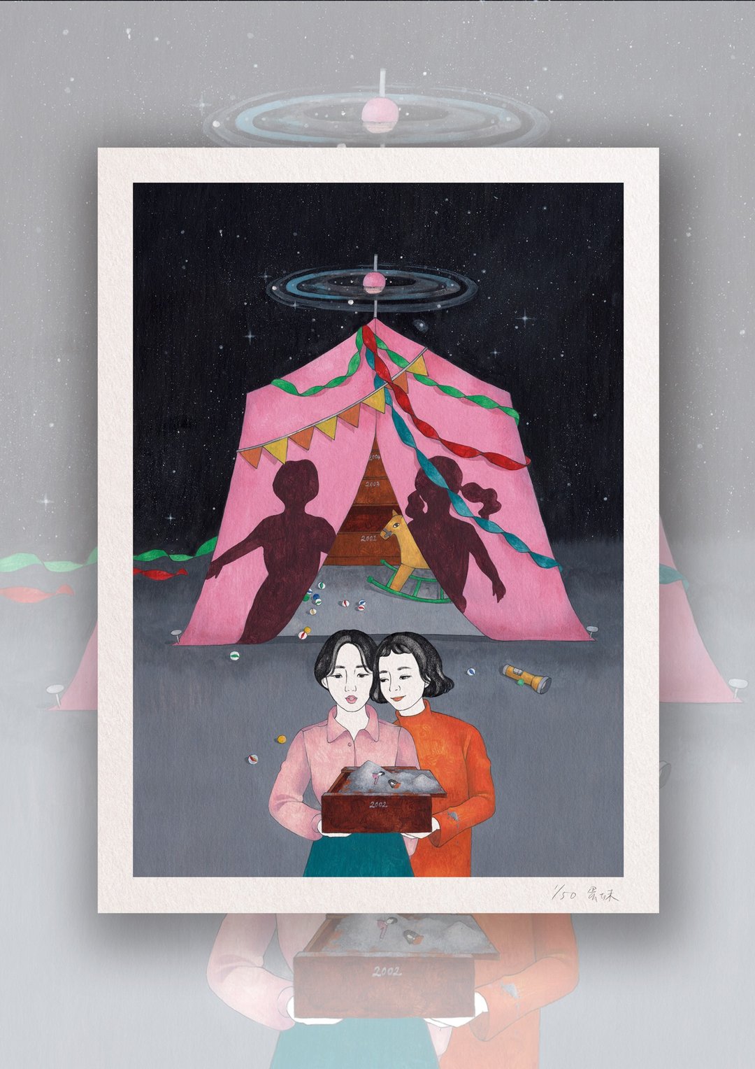 艺术微喷复制图 | 再见的时间单位【记忆抽屉】 - 海报/装饰画/版画 - 纸 黑色
