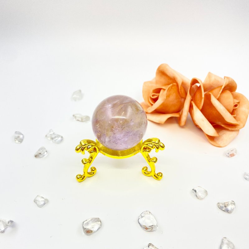 薰衣草紫水晶球连底座 | 水晶 | 水晶球 | 水晶摆件 - 其他 - 水晶 紫色