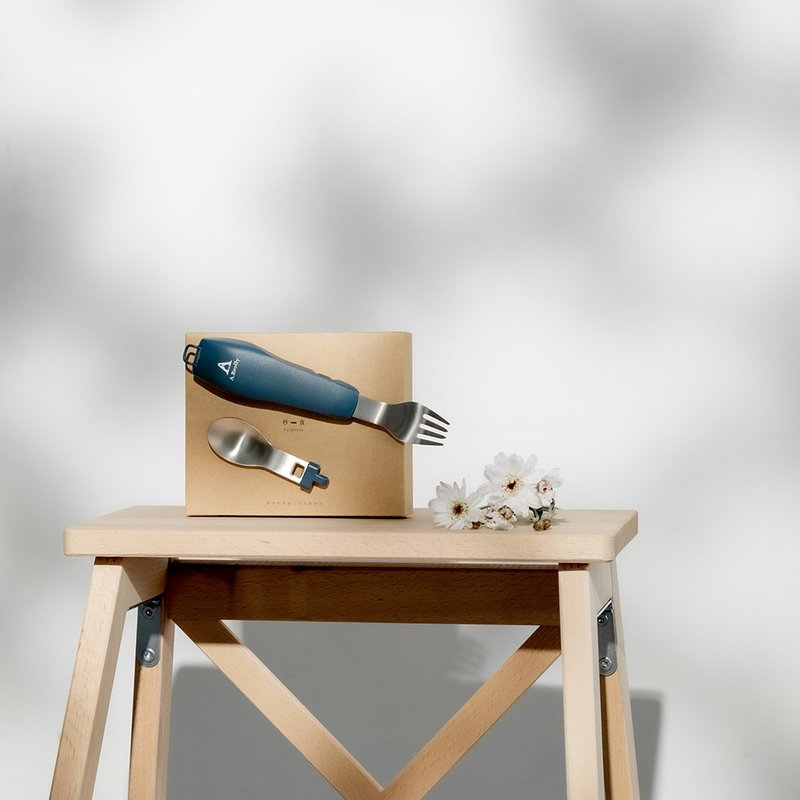 A.Brolly亚伯尼联名北影25环保餐具(匙+叉) 折叠餐具 - 餐刀/叉/匙组合 - 塑料 