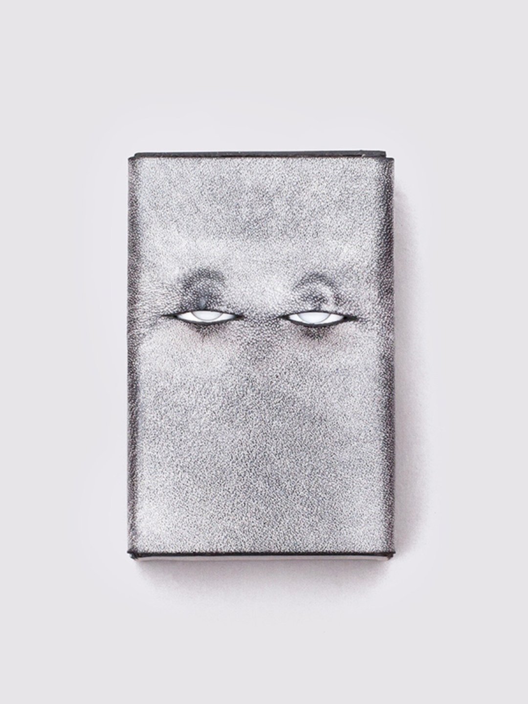 灰/粉/紅/綠 翻白眼設計 PLANK 手工真皮眼珠煙盒 飾品盒 首飾盒 - 其他 - 真皮 灰色
