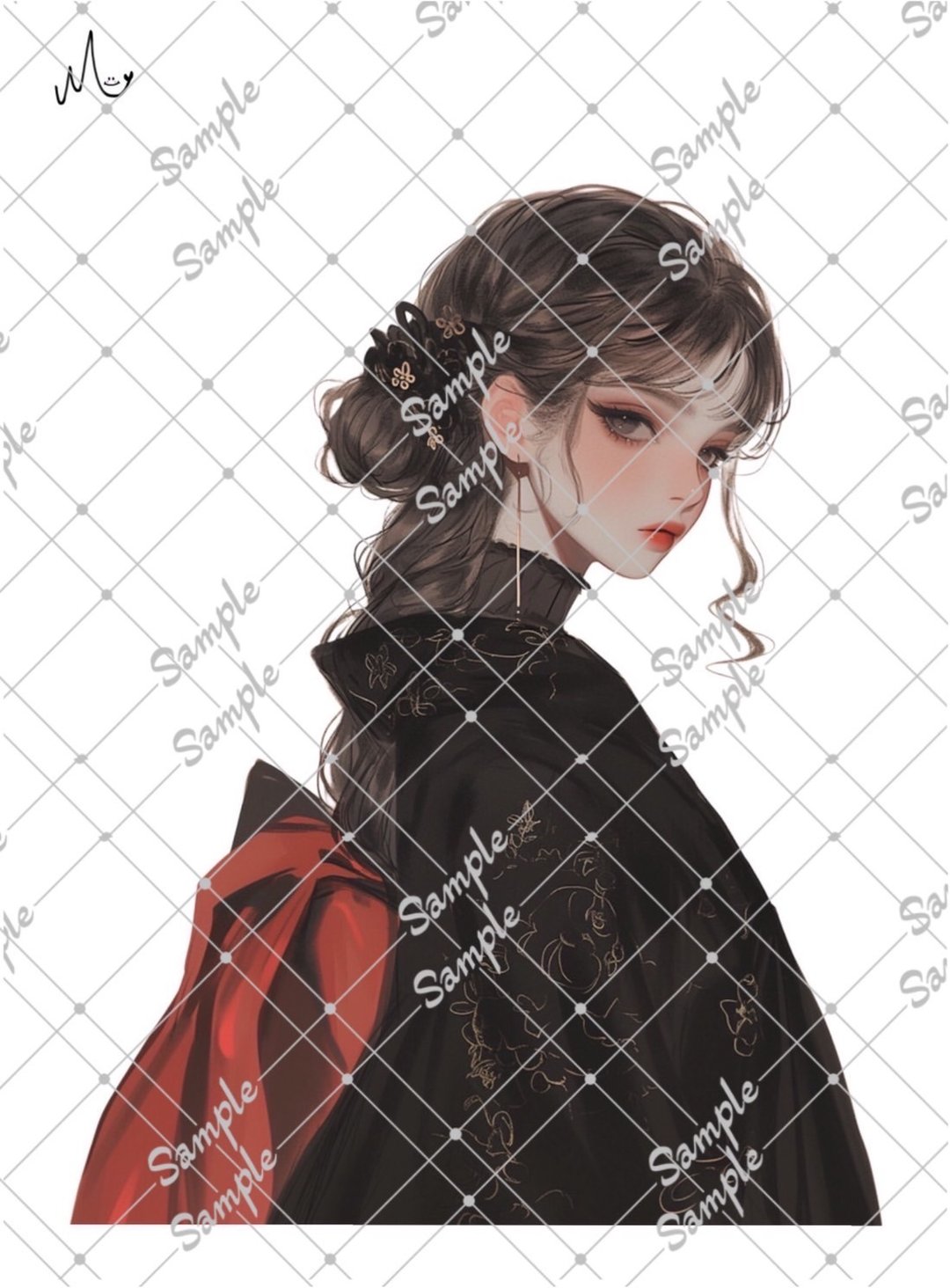 原创人物贴纸 8月新款 - 贴纸 - 纸 