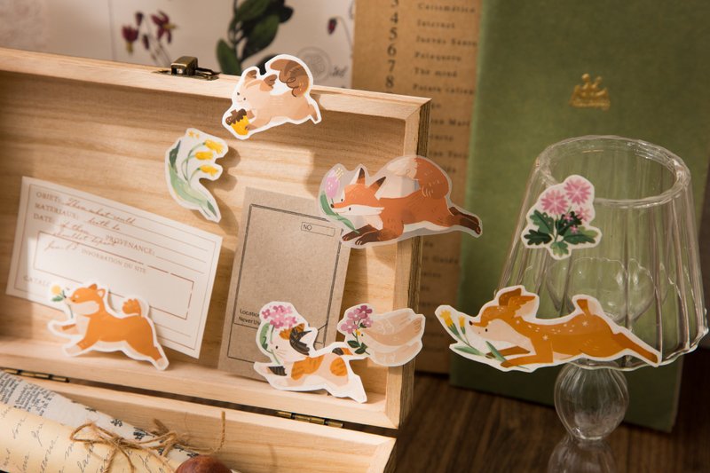 雾面PET胶带(特油含离型纸) - 跑跑好朋友 - 纸胶带 - 纸 多色