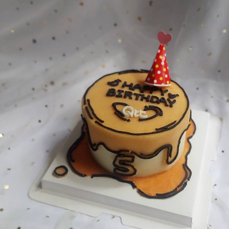 宠物蛋糕 生日蛋糕 漫画风蛋糕 此款式仅可自取 - 猫罐头/鲜食 - 其他材质 