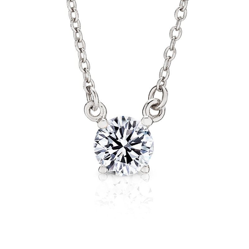 永恒璀钻 925纯银 女款项链 - 项链 - 纯银 银色