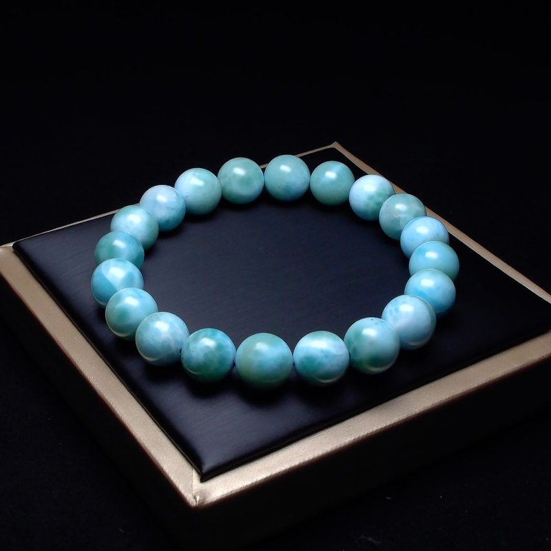 拉力玛(海纹石) 玉化手链 10.9mm QBR-00123 - 手链/手环 - 水晶 