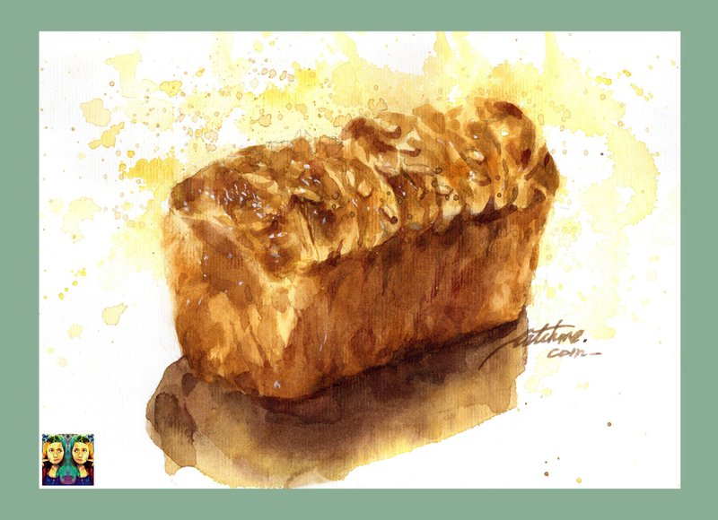 吐司_手绘原作(仅此一件) - 订制画像 - 纸 