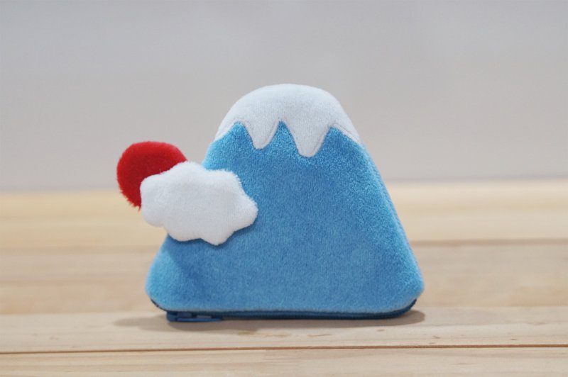 Bucute旅行的小帮手钱包/日出富士山/限量/ - 零钱包 - 其他材质 蓝色