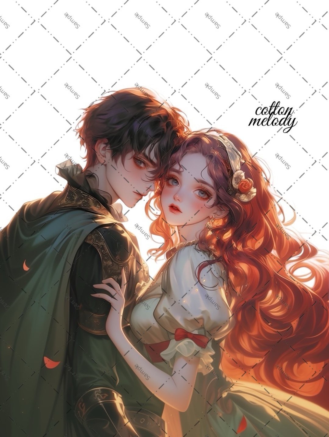 original sticker no.2135 人物贴纸 原创贴纸 原创人物贴纸 装饰贴纸 cotton melody - 贴纸 - 纸 