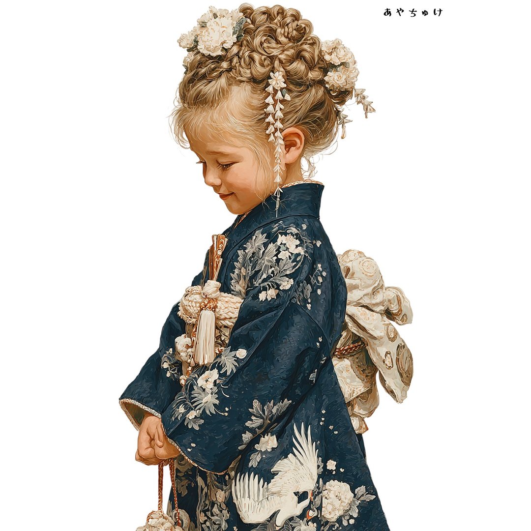 【12月新品4】07-114-0362 人物贴纸 和服复古 - 贴纸 - 纸 
