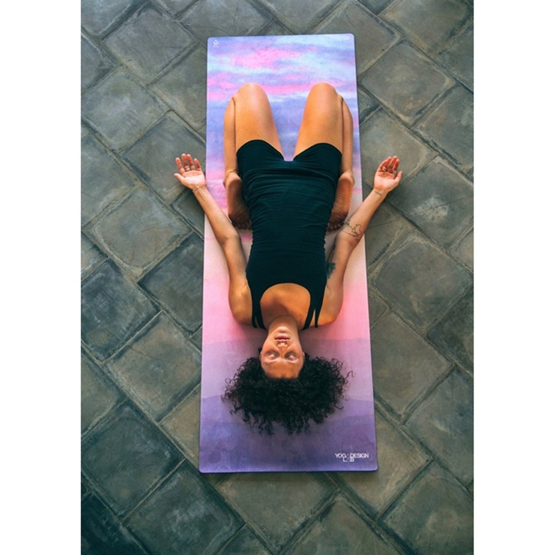 【Yoga Design Lab】Combo Mat 天然橡胶瑜珈垫3.5mm -  Breathe - 瑜珈垫 - 其他材质 紫色