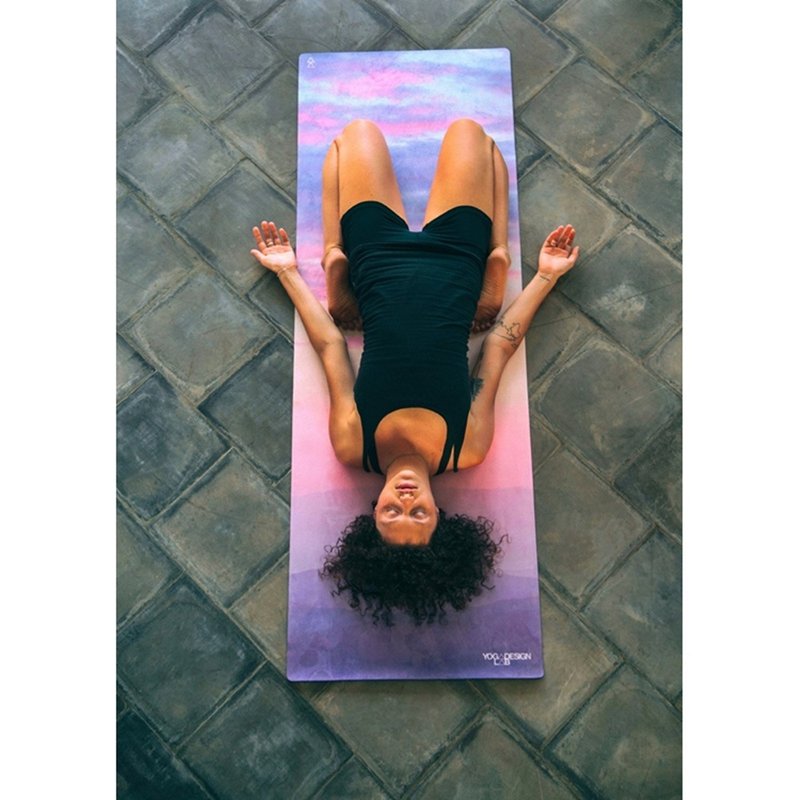 【Yoga Design Lab】Combo Mat 天然橡胶瑜珈垫3.5mm -  Breathe - 瑜珈垫 - 其他材质 紫色