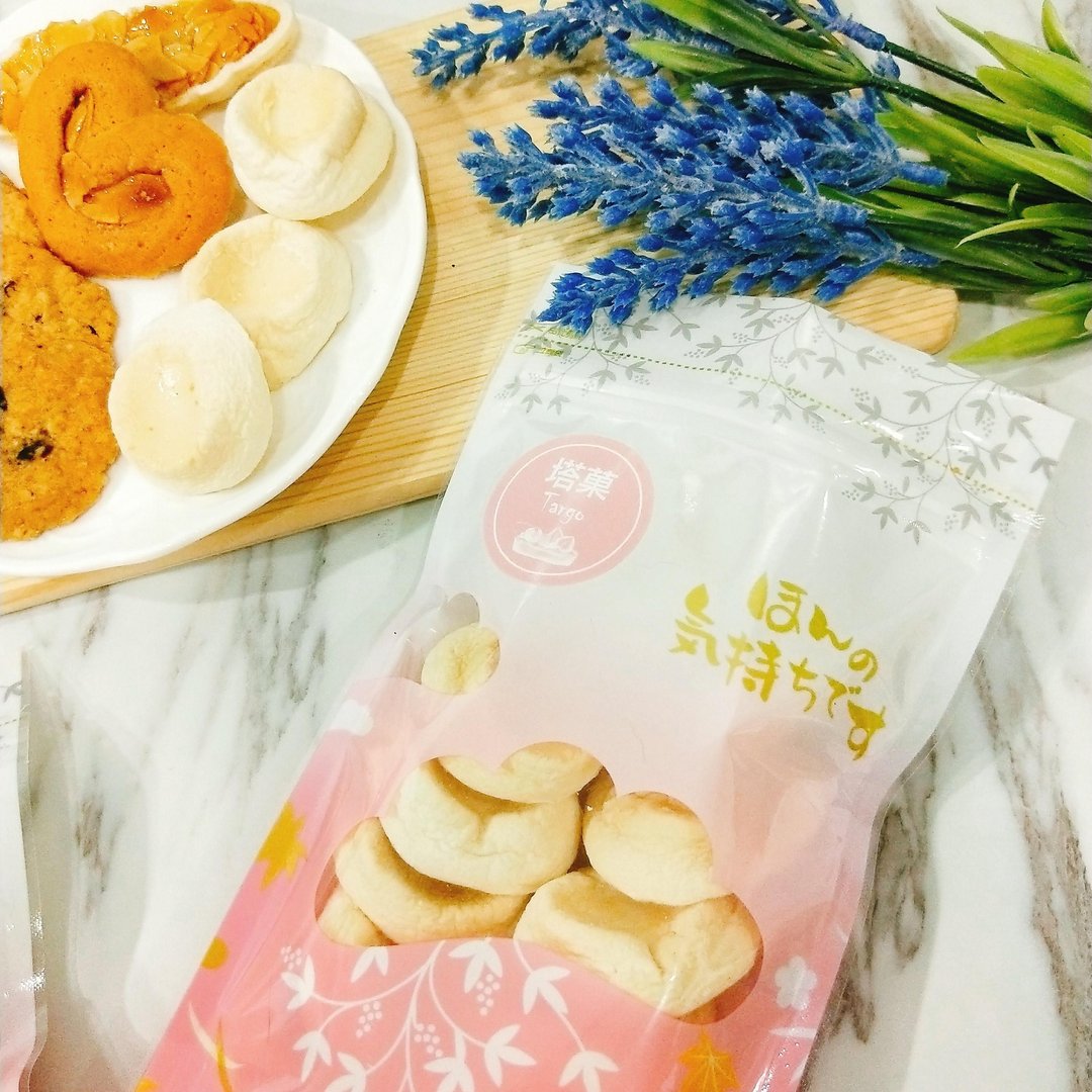 【塔菓】幽浮脆脆-海盐Q绵 蛋白脆饼/马林糖-咸咸甜甜好滋味 - 蛋糕/甜点 - 纸 