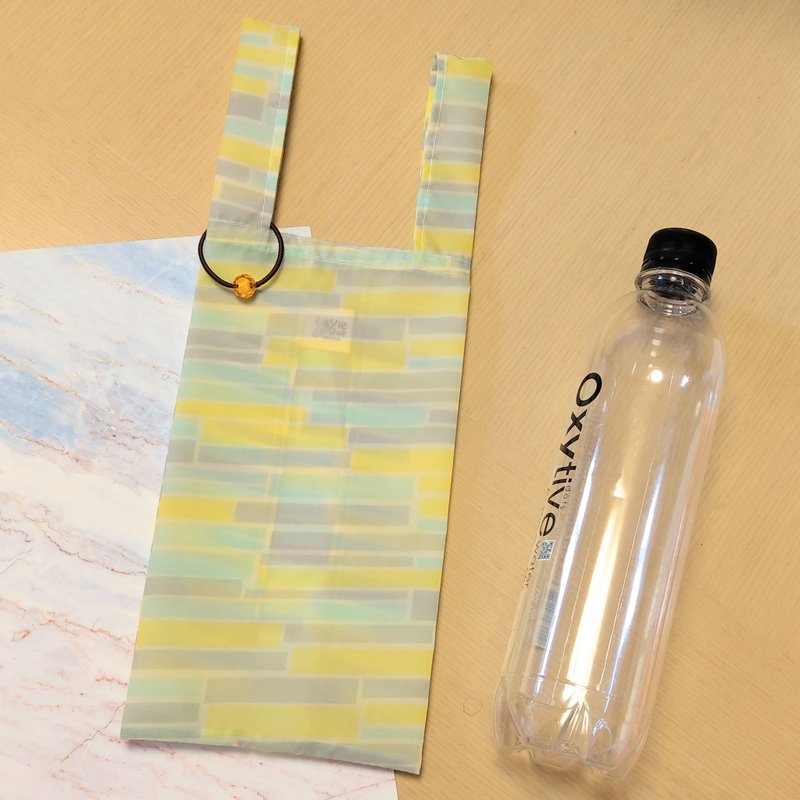 梅汁爱玉冻(淡黄)。环保饮料袋 早餐袋 随身万用袋 - 随行杯提袋/水壶袋 - 防水材质 黄色