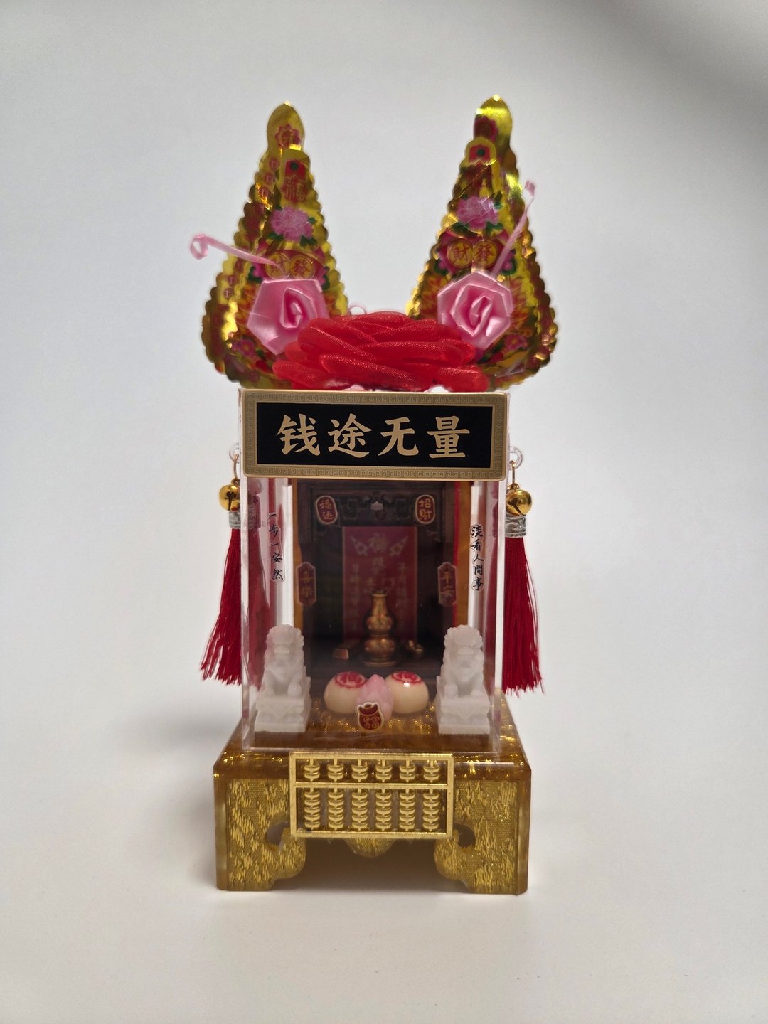 迷你地主公公神台可爱摆件 - 摆饰 - 塑料 咖啡色