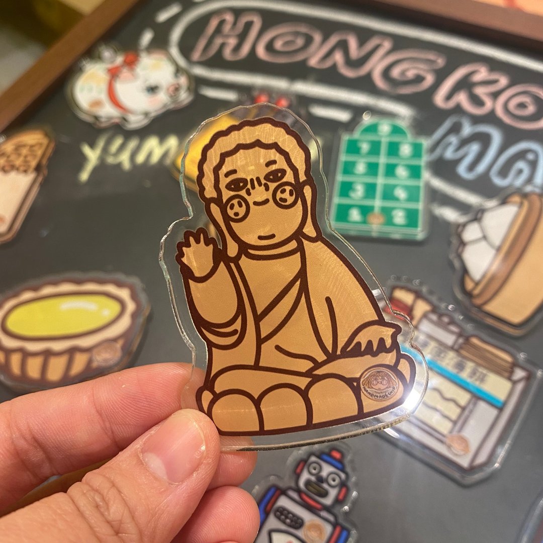 大佛 磁石 冰箱贴 - 冰箱贴/磁贴 - 塑料 