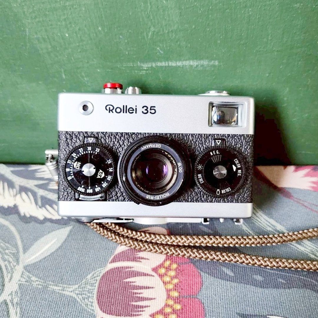 Rollei 35 禄莱 40mm F3.5 估焦 底片相机 (保固 30 天) - 相机 - 其他金属 银色