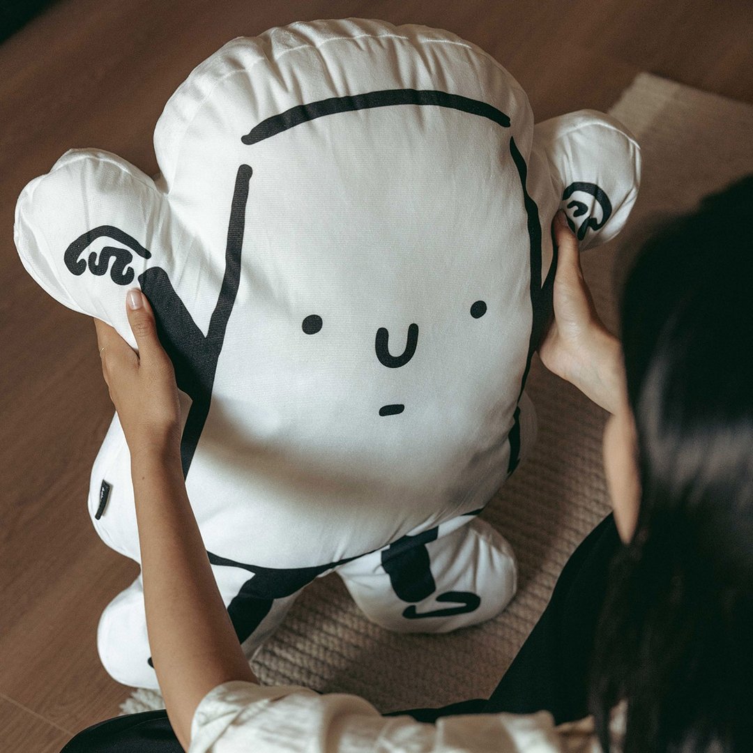 纸杯人抱枕 Cushion - 其他 - 棉 白色