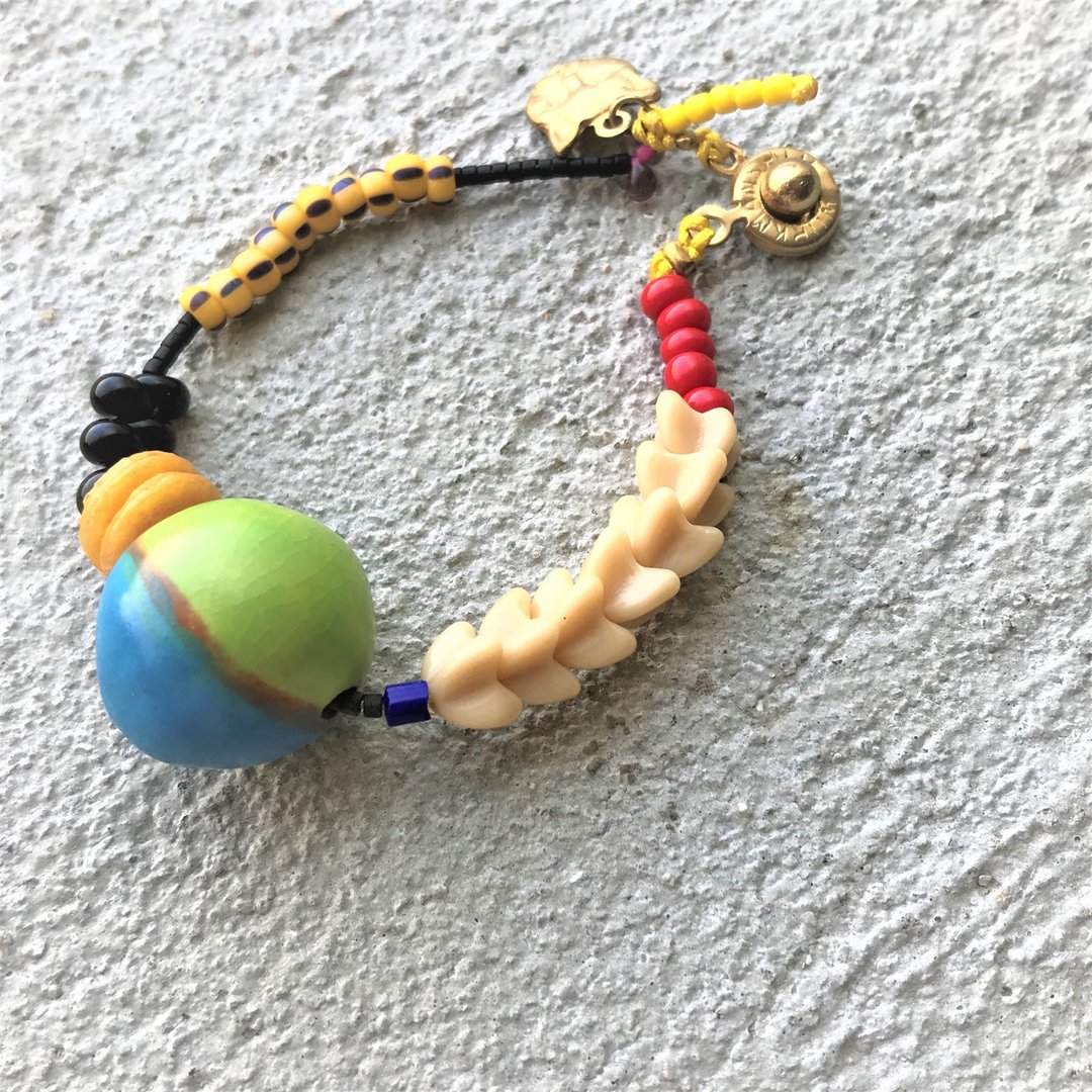 Cat and Mice • Beads beat Beads Bracelet - 陶珠005 - 手链/手环 - 其他材质 多色