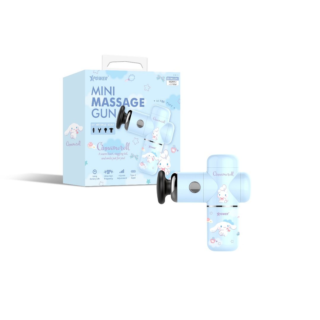 XPower x Sanrio Cinnamoroll MG3 超迷你肌肉按摩枪 - 其他小家电 - 其他金属 蓝色