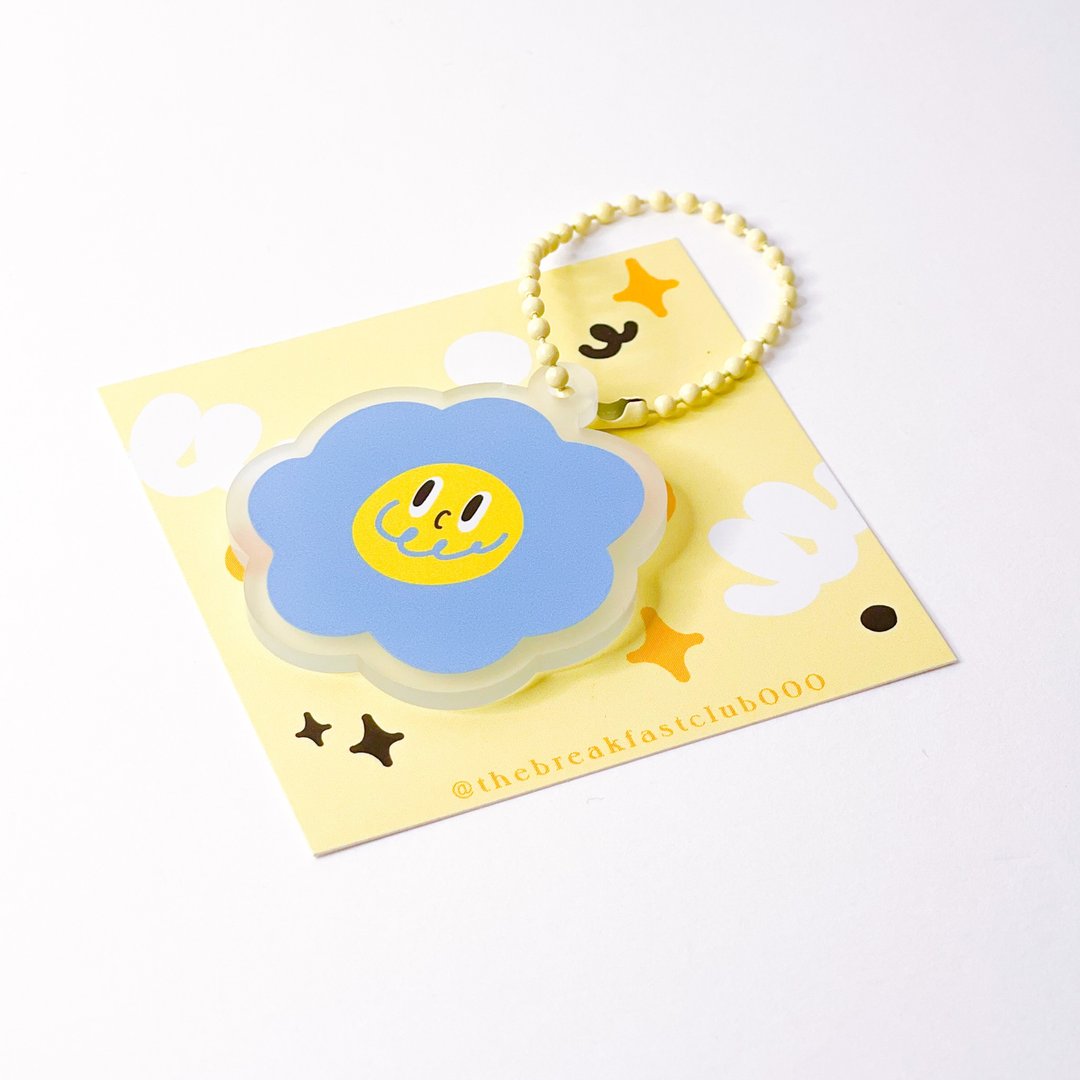 Acrylic Keychain - Blue Babe - 吊饰 - 压克力 