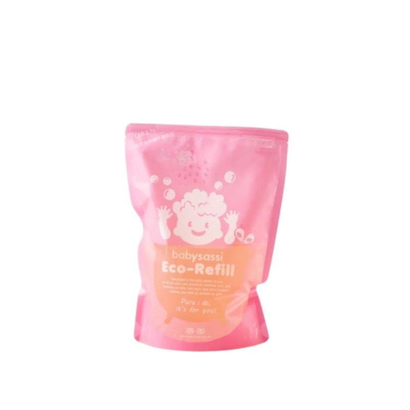 亲子网红推荐【babysassi谁是宝贝】儿童舒眠沐浴精补充包-500ml - 其他 - 其他材质 粉红色