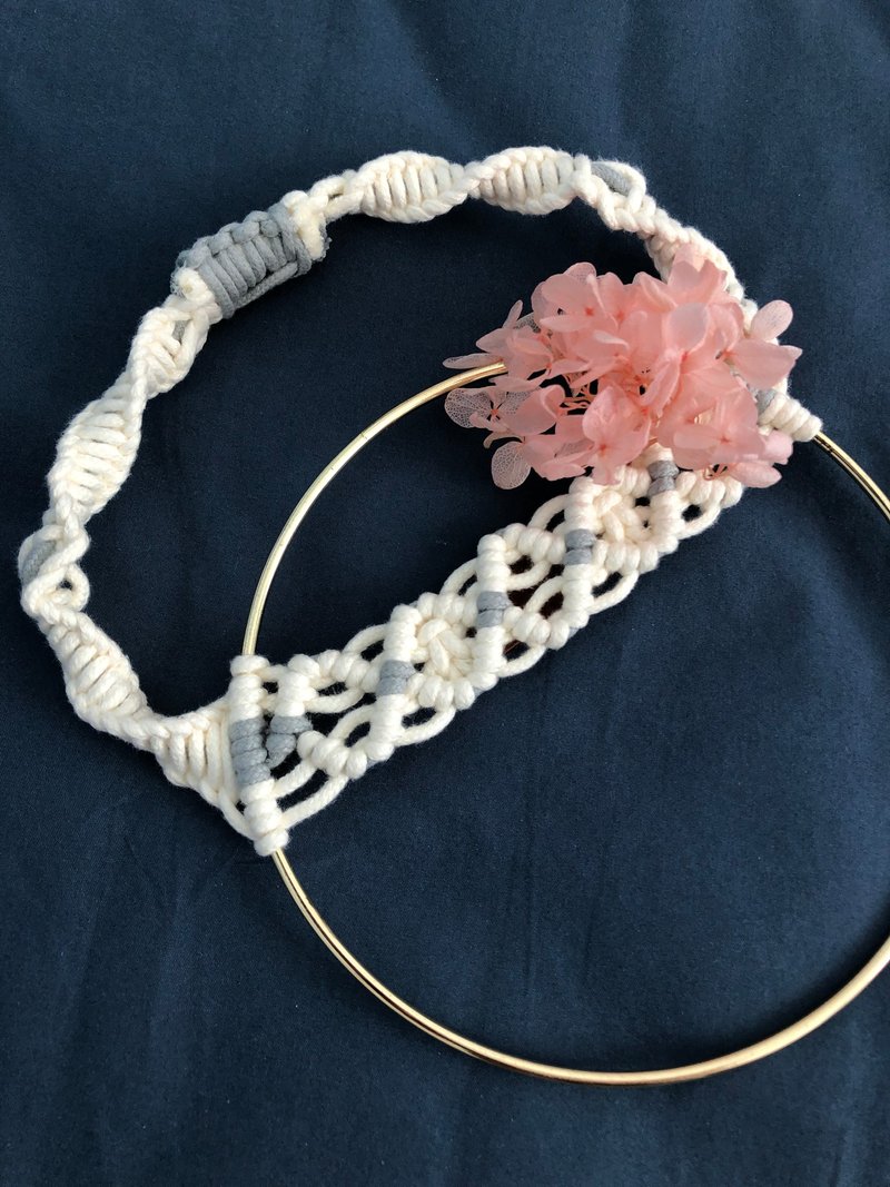 定制化礼物【Hang In There】Macramé 毛巾架 装饰 - 衣架/挂勾 - 棉．麻 多色