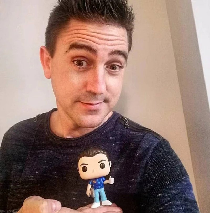 纯手工定制美国Funko Pop 自画肖像公仔娃娃男朋友老公生日礼物 - 玩偶/公仔 - 粘土 多色