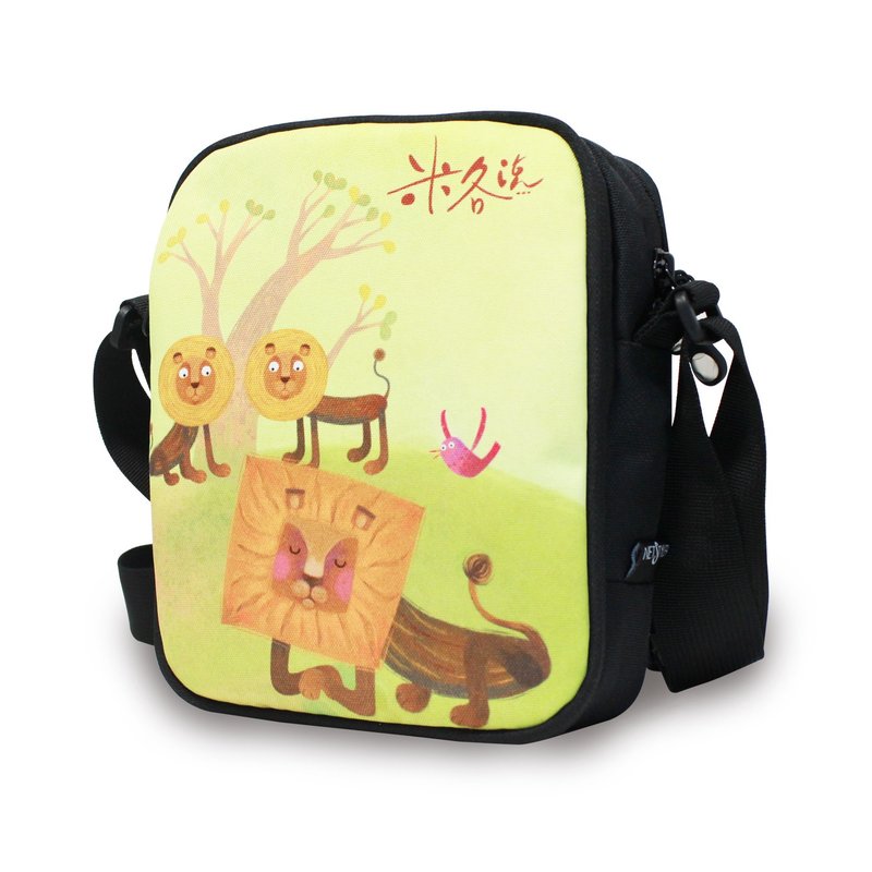 米各说-方头狮系列-Caminito 卡米尼托包-他是谁 - 侧背包/斜挎包 - 聚酯纤维 黑色