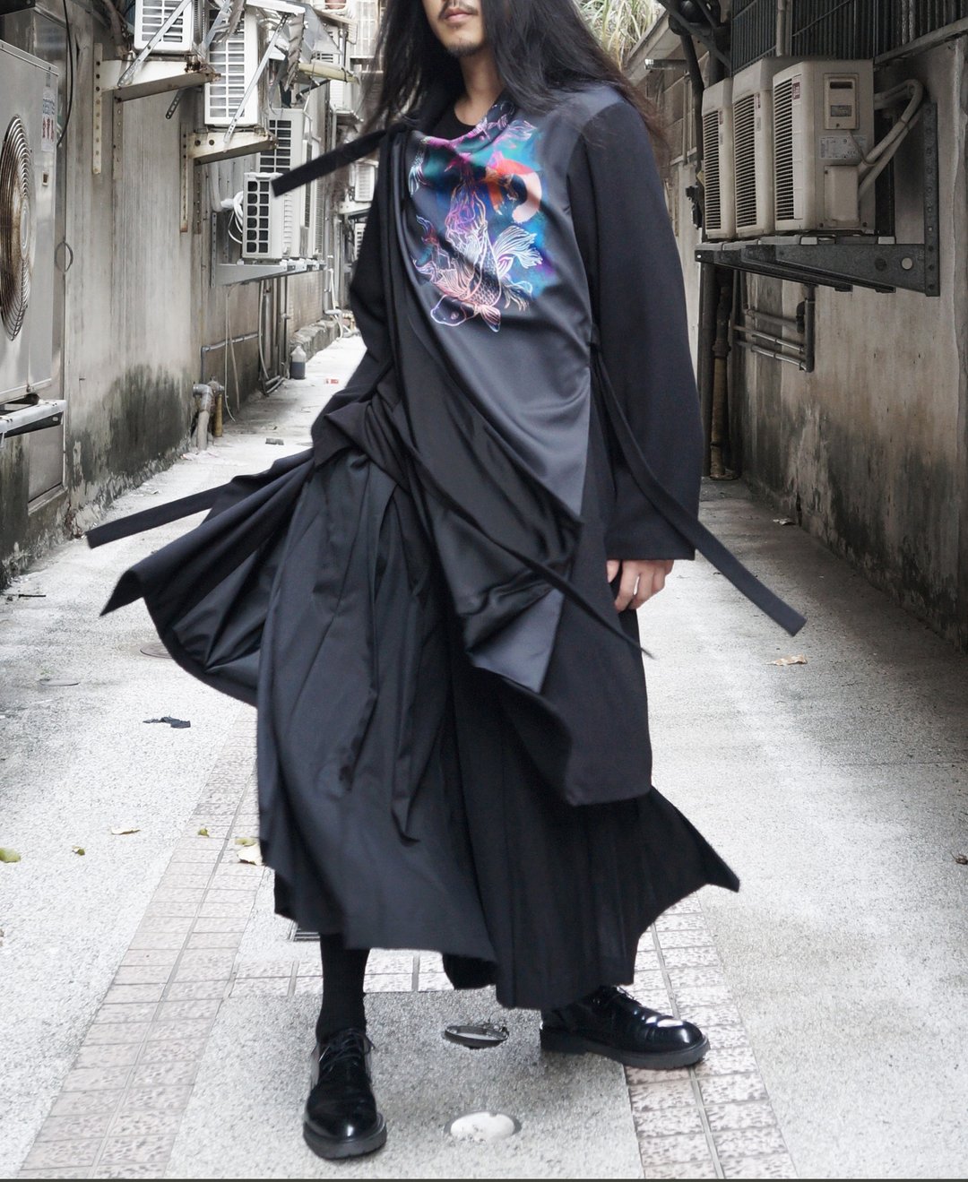 19AW 解构印花西装大衣 - 男装外套 - 羊毛 
