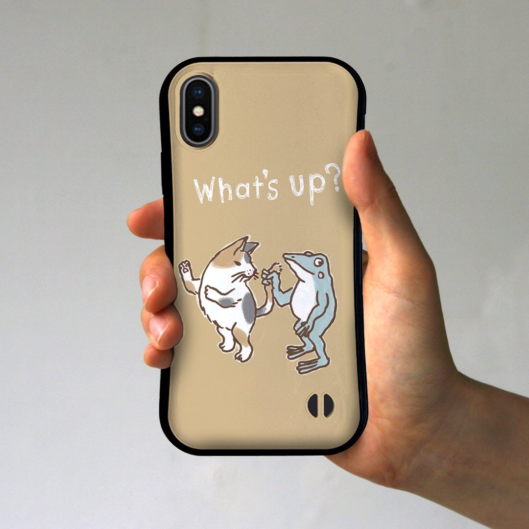 Grip iPhone Case Tail Beige - 手机壳/手机套 - 塑料 卡其色