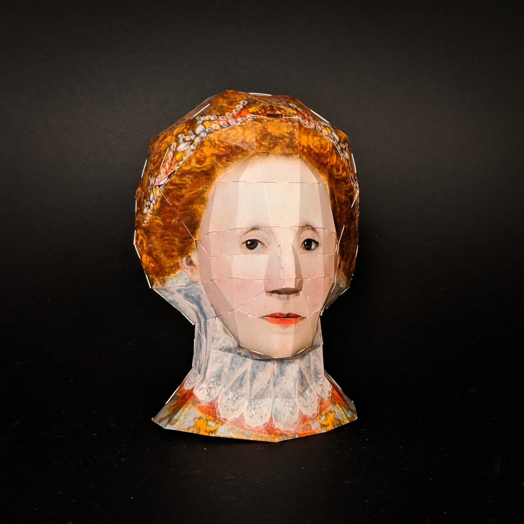 【酷比头纸模型】伊丽莎白一世 Elizabeth I of England 世界名人 - 木工/竹艺/纸艺 - 纸 多色