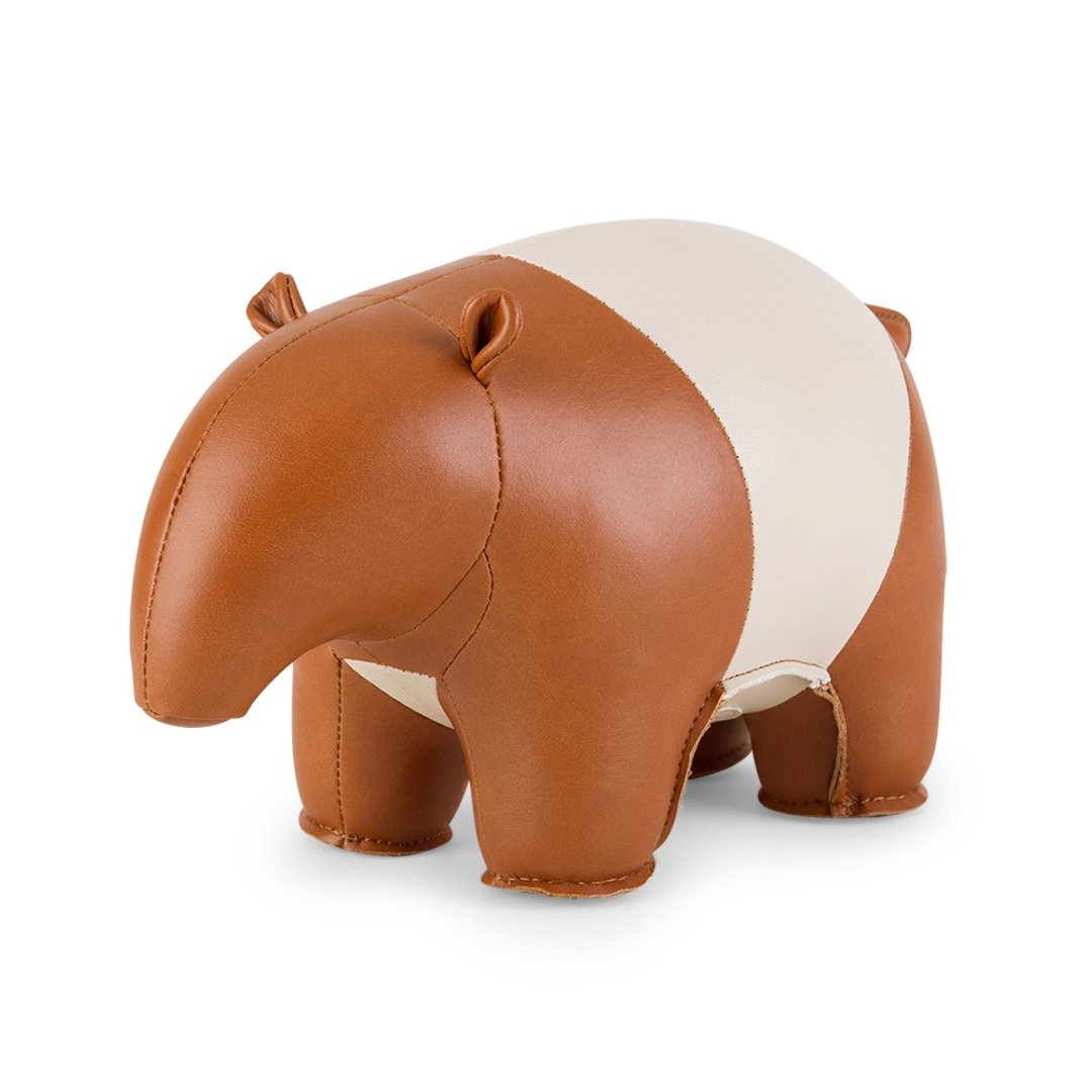 【书挡】马来貘 Malayan Tapir 皮革动物摆饰  | 入厝礼物 - 摆饰 - 人造皮革 多色