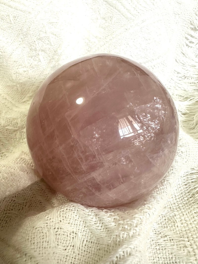 Crystal.EAA 粉水晶 水晶球 78mm - 摆饰 - 水晶 粉红色
