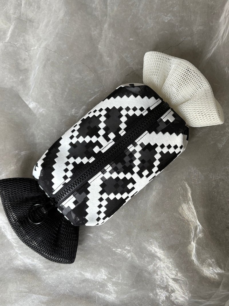 糖果化妆包 S 尺寸 - 化妆包/杂物包 - 尼龙 黑色