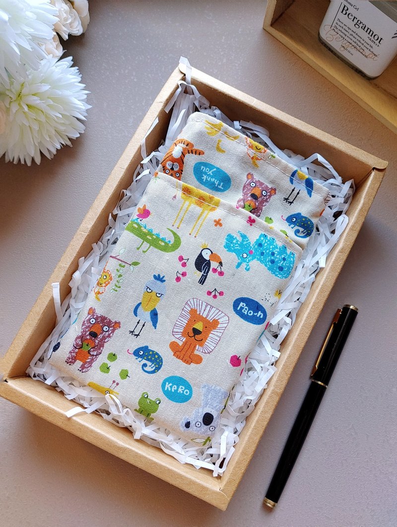 手工缝制-护理师/医师 双层笔袋 - 铅笔盒/笔袋 - 棉．麻 多色