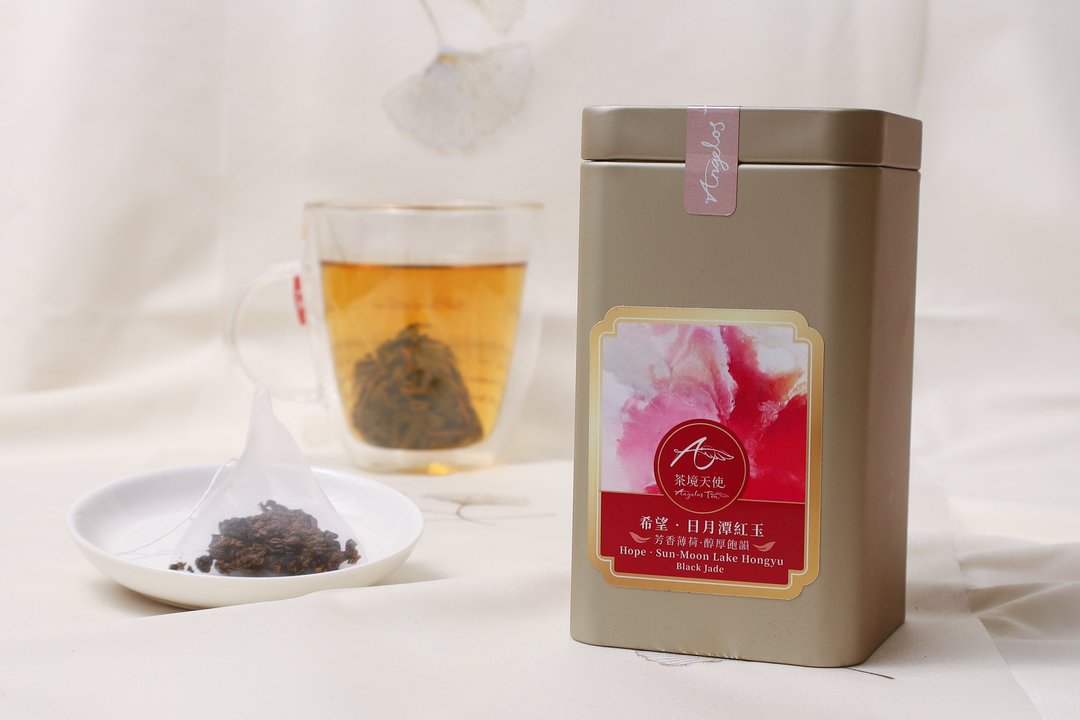 【彩虹茶包罐】希望・日月潭红玉 蜜香 20入/罐 三角立体茶包 - 茶 - 其他材质 红色