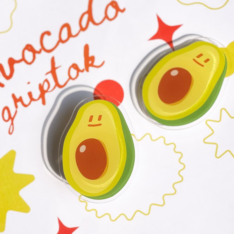 Griptok die cut - Avocado - 手机座/防尘塞 - 压克力 绿色