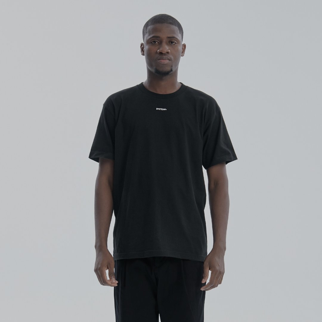 DYCTEAM -  LOGO TEE (BK) - 中性连帽卫衣/T 恤 - 棉 黑色