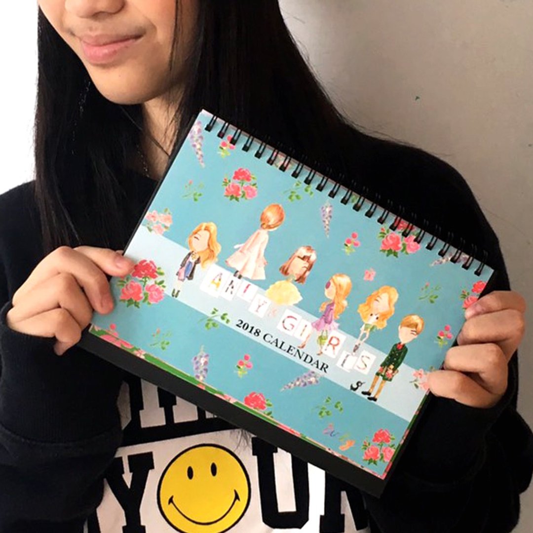 AnlyGirls2018桌历X圣诞礼物组 - 年历/台历 - 纸 