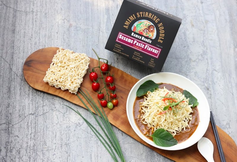 【4盒组】阿咪咪拌面 芝麻酱拉面 - 面/面线/米粉 - 新鲜食材 多色