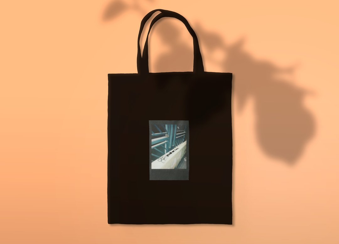 Lonely Tote Bag - 侧背包/斜挎包 - 棉 黑色