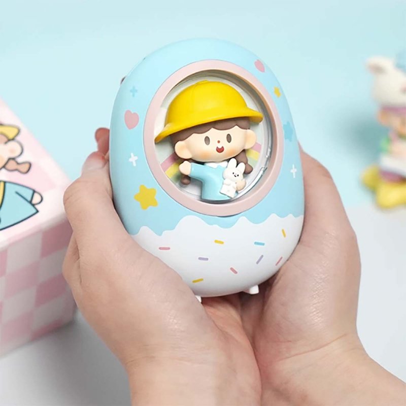 【免运】卓大王联名周边太空舱便携式充电宝礼盒黄油猫 - 充电宝/传输线 - 其他材质 蓝色