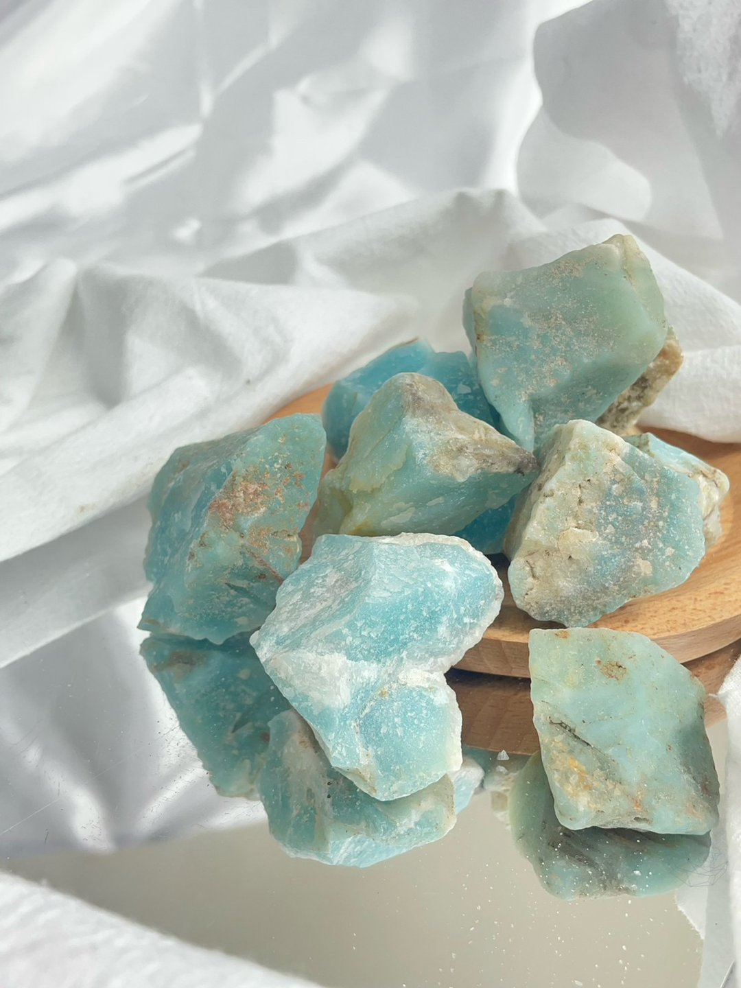 天河石 原矿 100g 原矿 幸运石 亚马逊石 扩香石 消磁石 - 其他 - 水晶 绿色