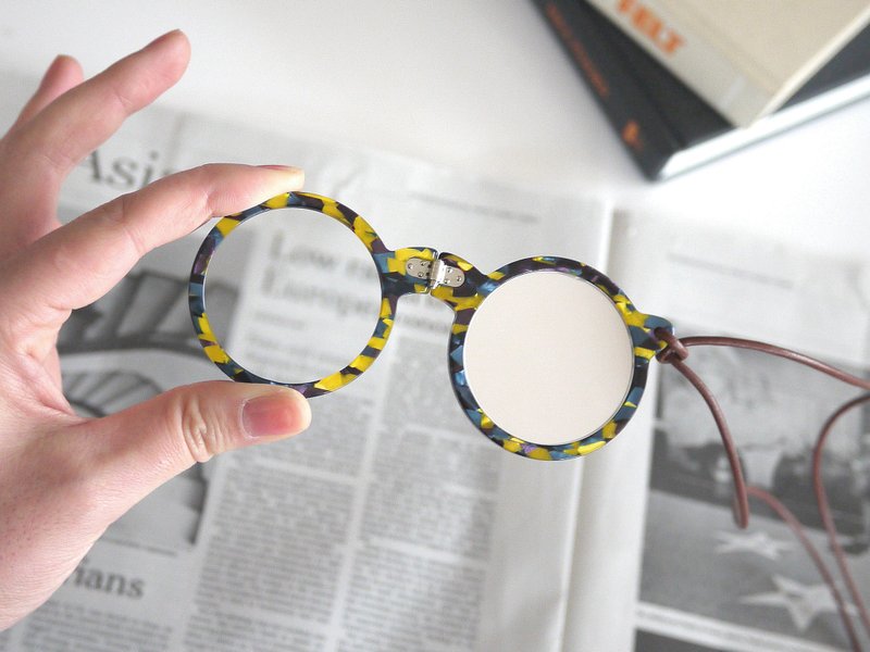 SPECULATE Pendant mirror and loupe Pendant mirror loupe - 其他 - 其他人造纤维 黄色