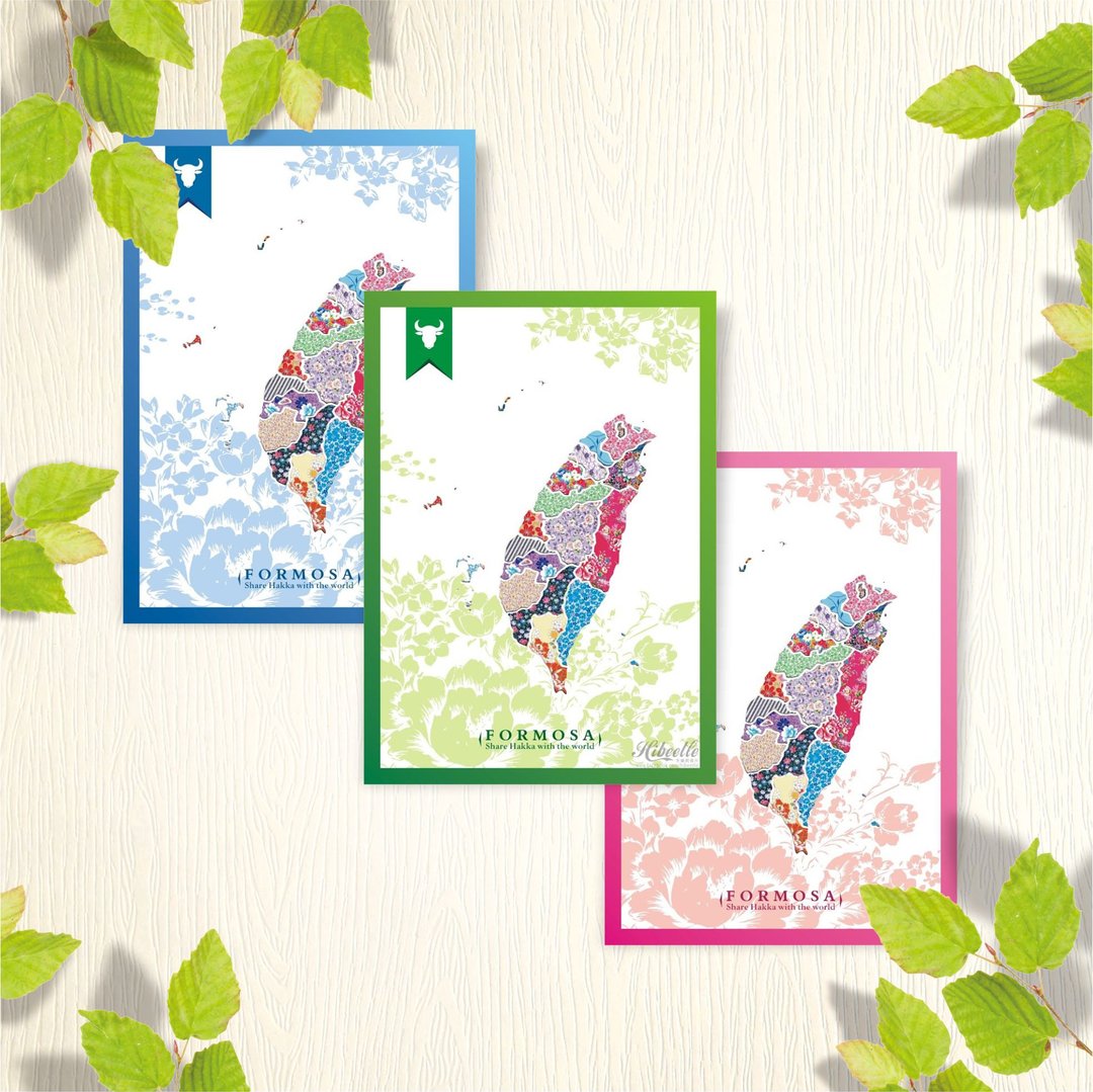 【台湾设计】 台湾好客花布 明信片 - 单张 - 卡片/明信片 - 纸 
