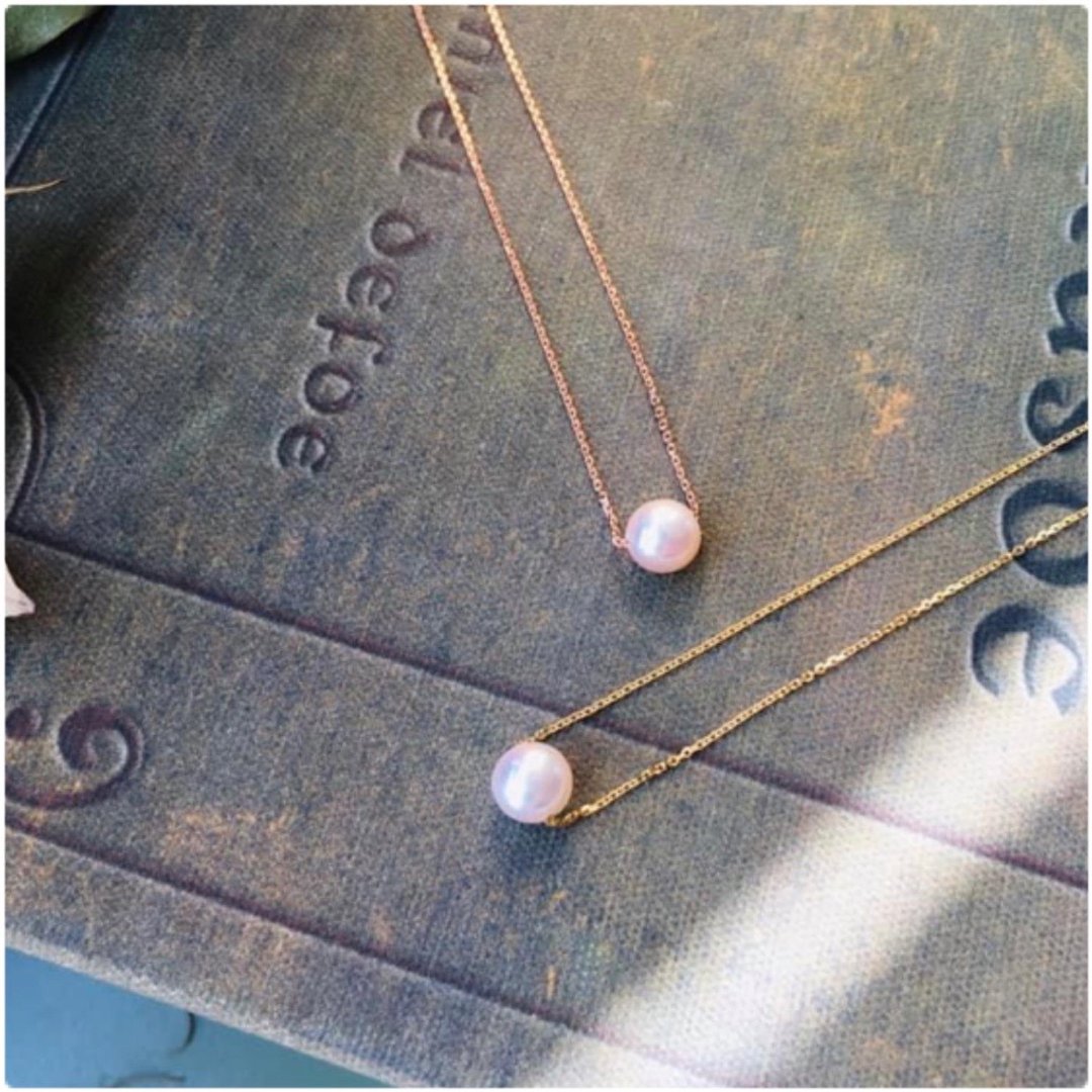 【Jewelry Ya 茱丽叶】淡水养珠 - 经典单颗 - 14K 黄K金 珍珠项 - 项链 - 珍珠 