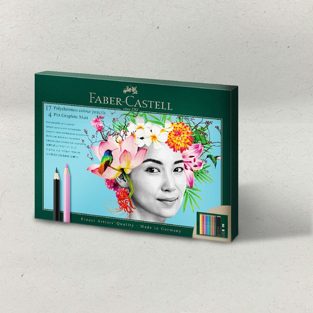 Faber-Castell 亚光 素描铅笔 及 艺术家级 油性色铅笔组-23件入 - 其他 - 其他材质 多色