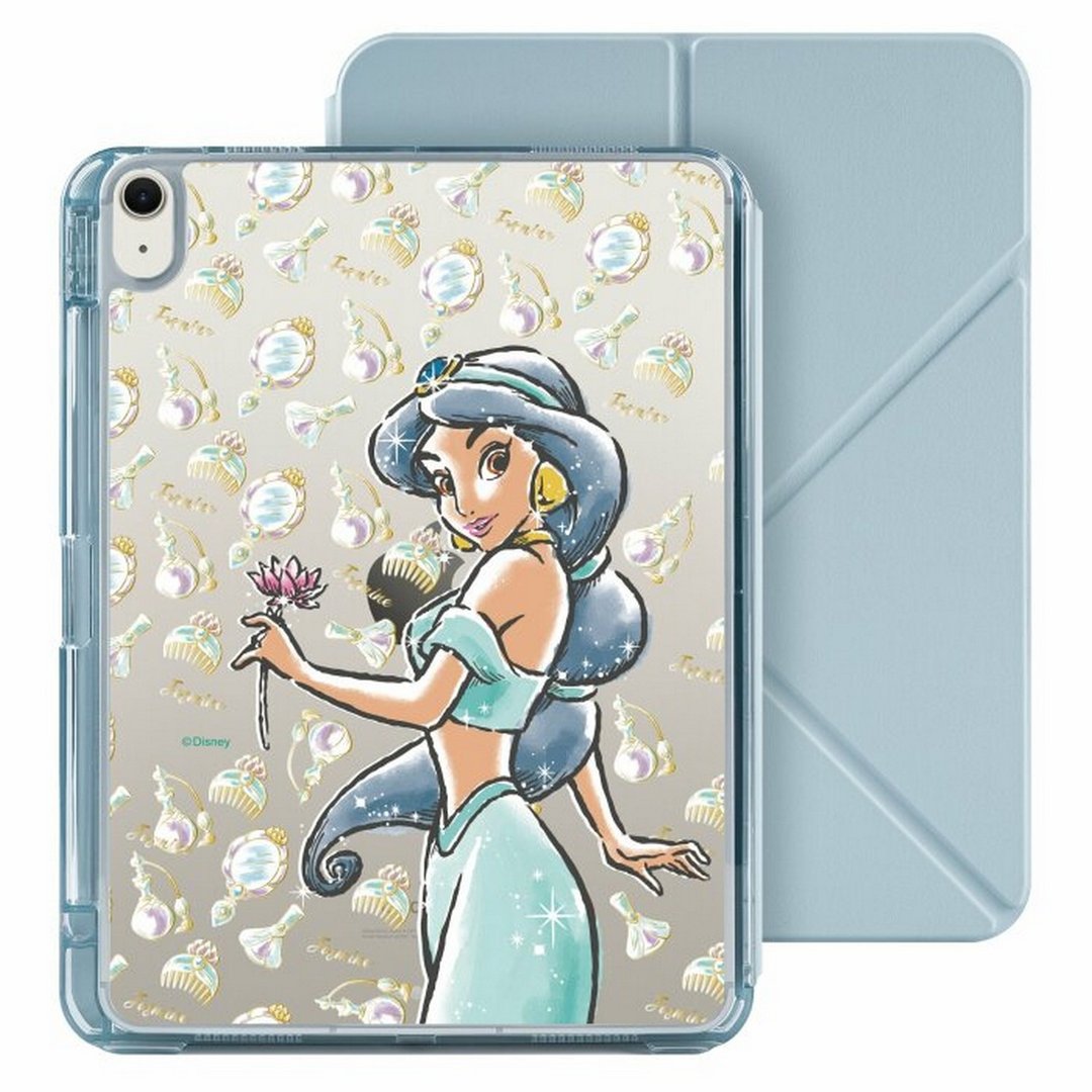迪士尼 茉莉公主 iPad Air 11/pro13可拆式防摔透明笔槽折套ipad - 平板/电脑保护壳 - 塑料 多色